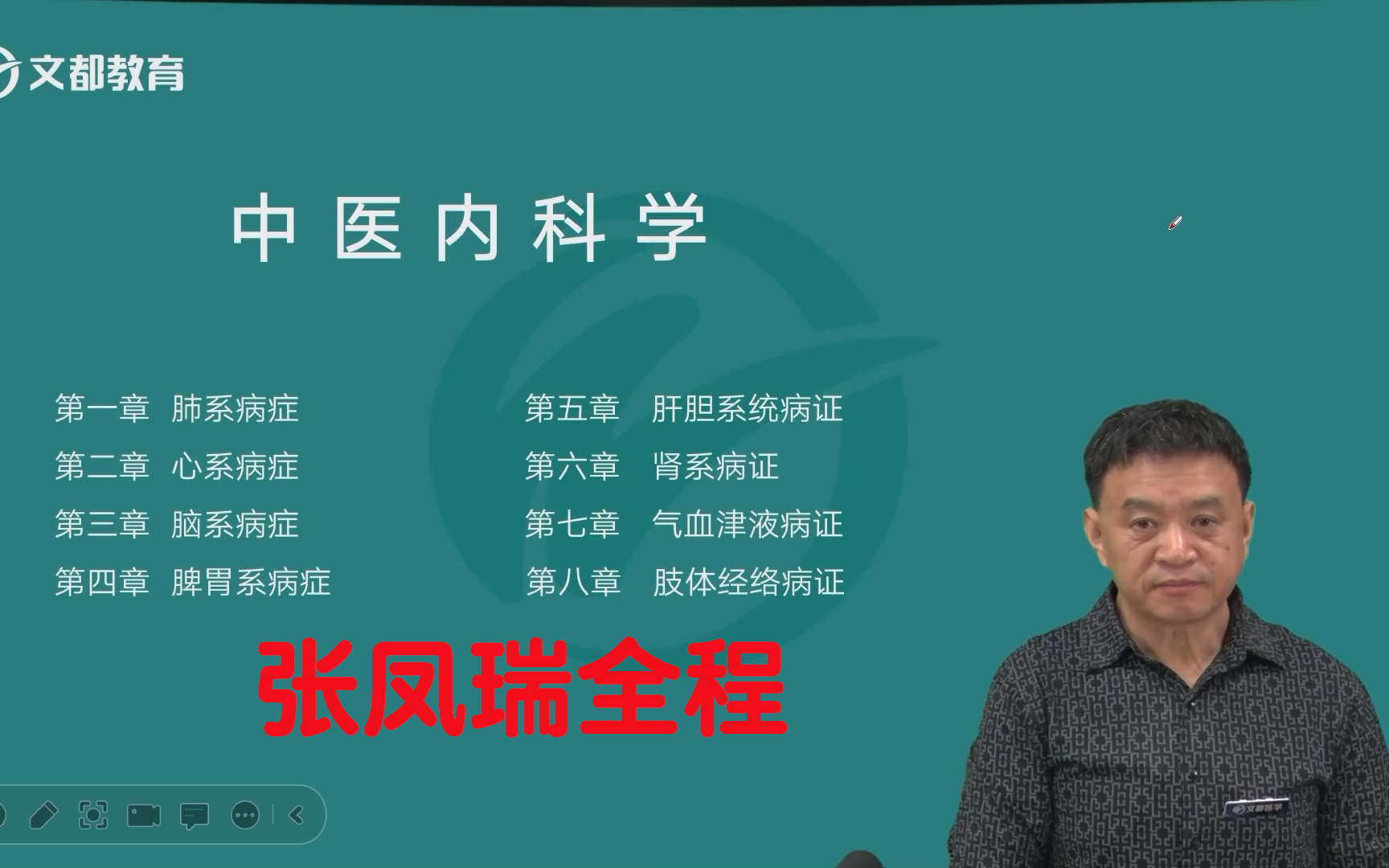 【张凤瑞】2024考研中医综合中内中诊中医基础理论完整全程班(芸盘