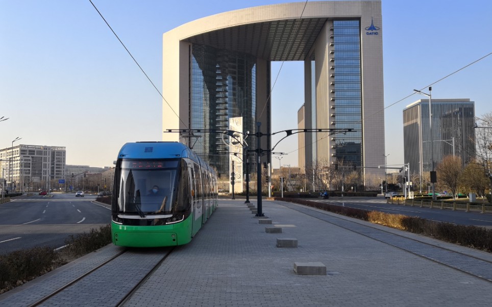 在有轨电车亦庄t1车上看西溜线(777077)_哔哩哔哩_bilibili