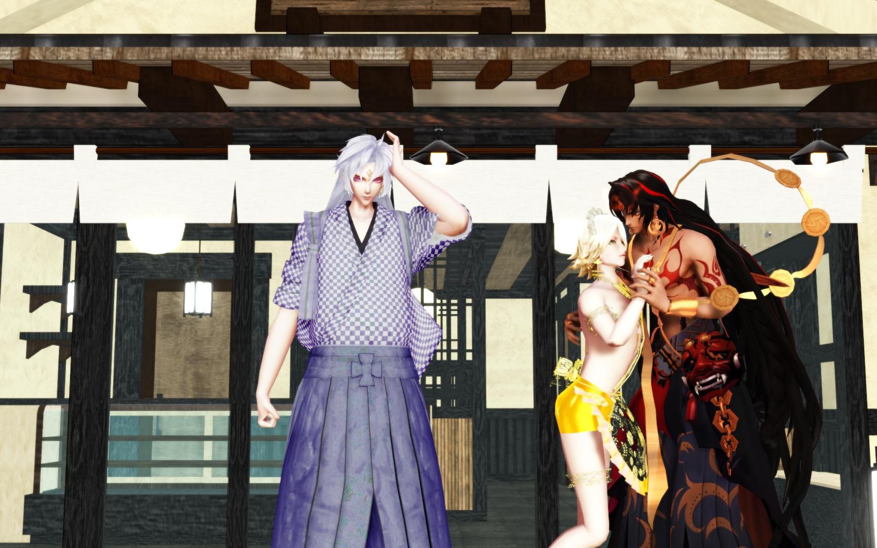 蛇帝说好一起开店,结果合伙人被一个男人拐跑了【阴阳师MMD】BBoom BBoom哔哩哔哩bilibili