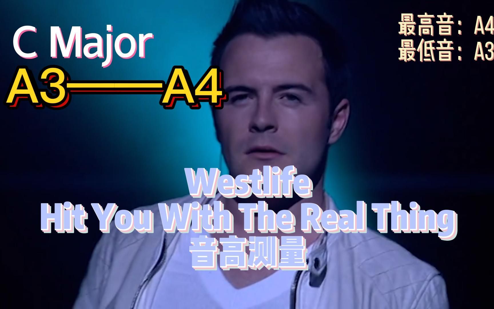 [图]【Westlife】Hit You With The Real Thing音高测量