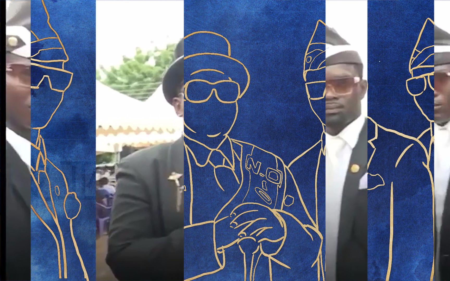 活动  黑人抬棺手绘升级版!~1000帧手稿完美还原!gif动图研究ing