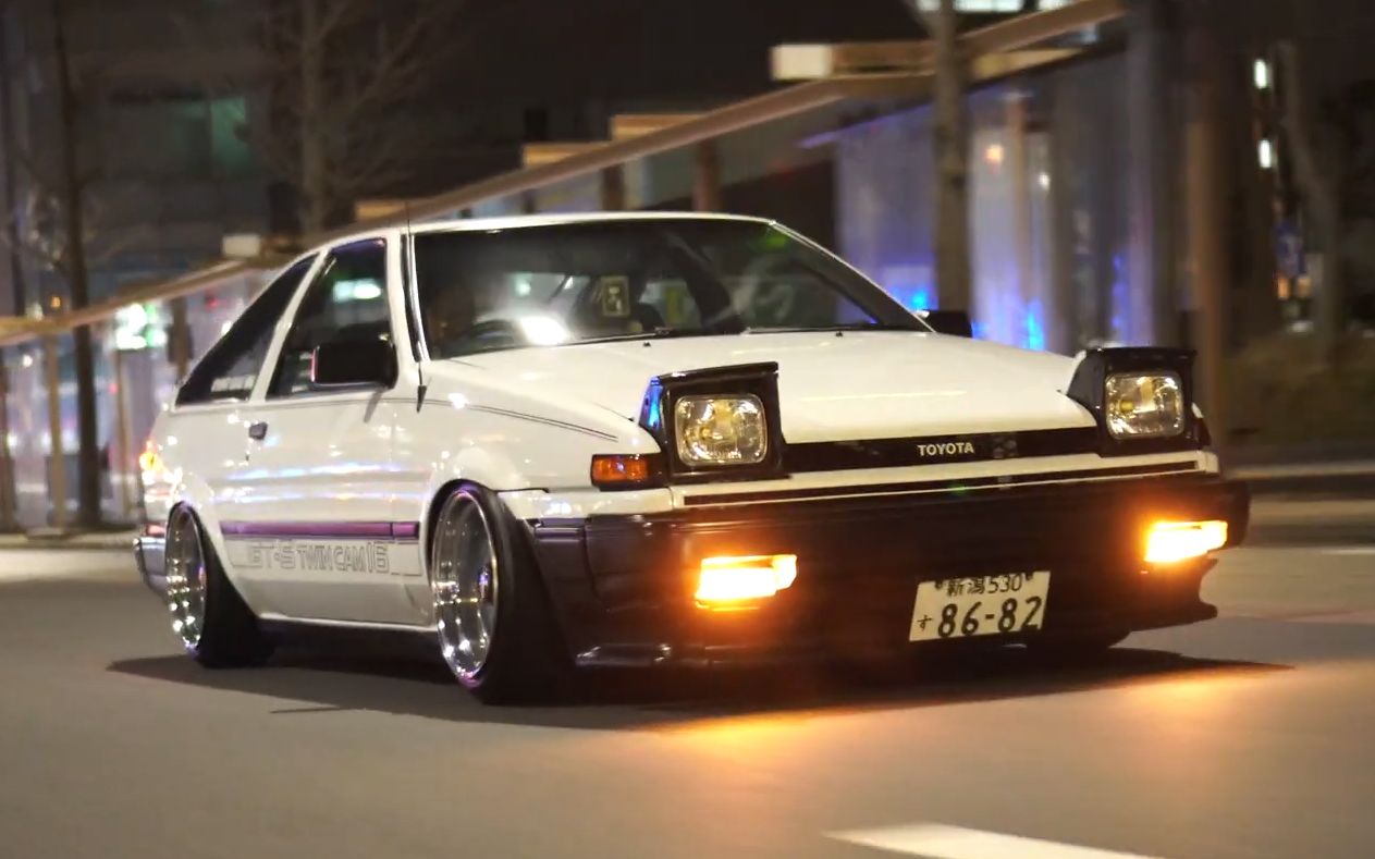 【4k】元祖 ae86 toyota corolla levin