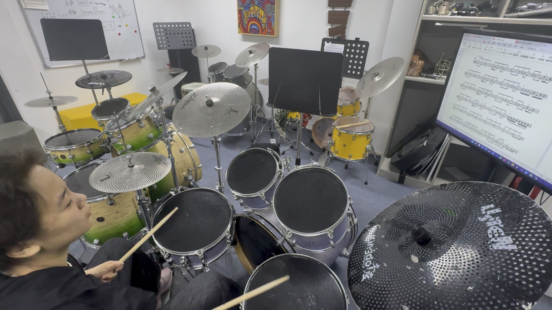 【深圳大秀架子鼓】25.3.9 悦名同学的上课记录《fallout》