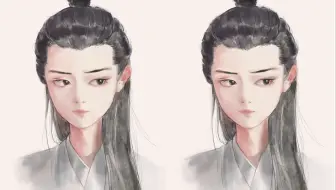 第一次试水墨画风，摸个小言