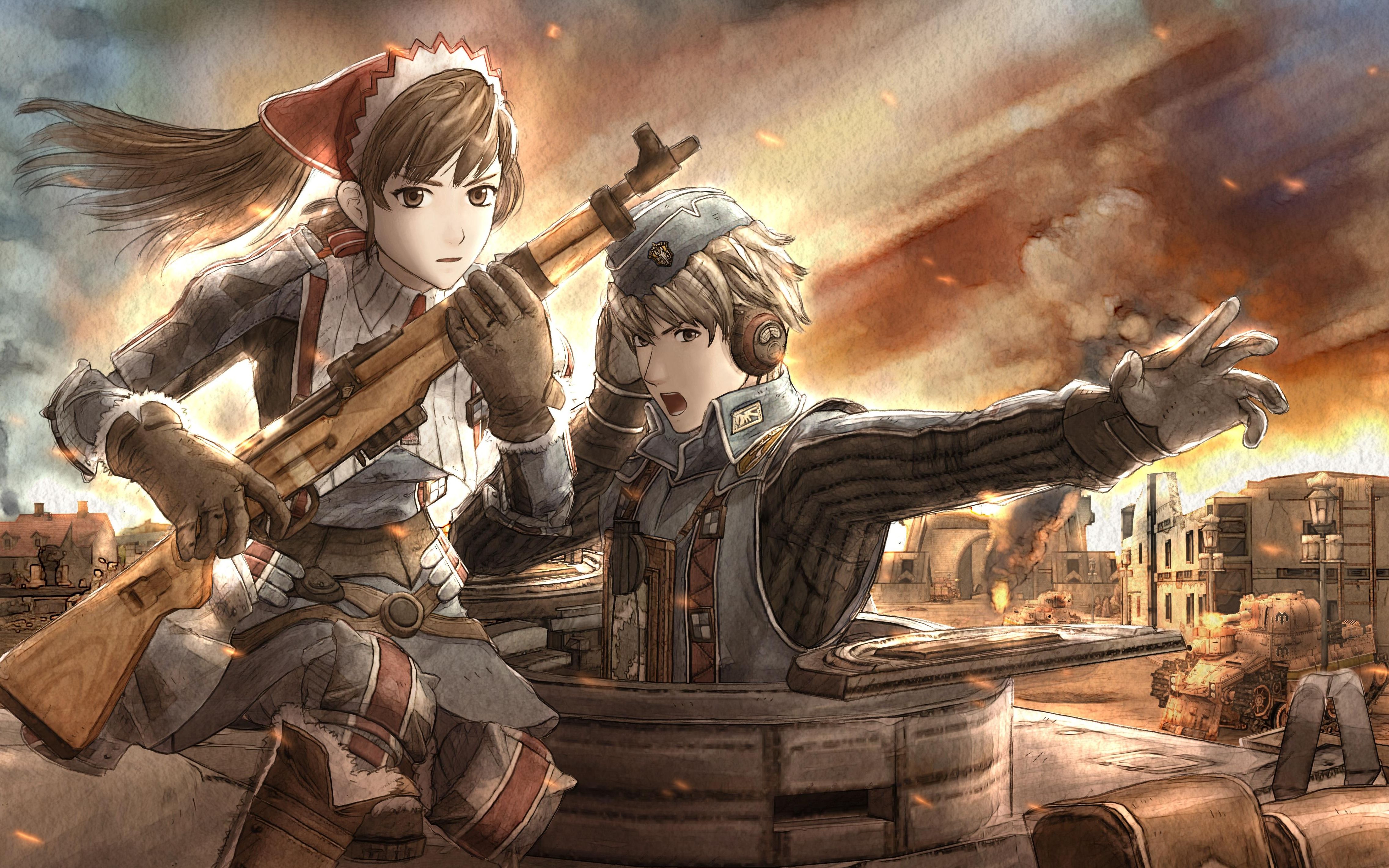 【半剧情向/战场女武神】the valkyrie chose to defend_哔哩哔哩 (゜