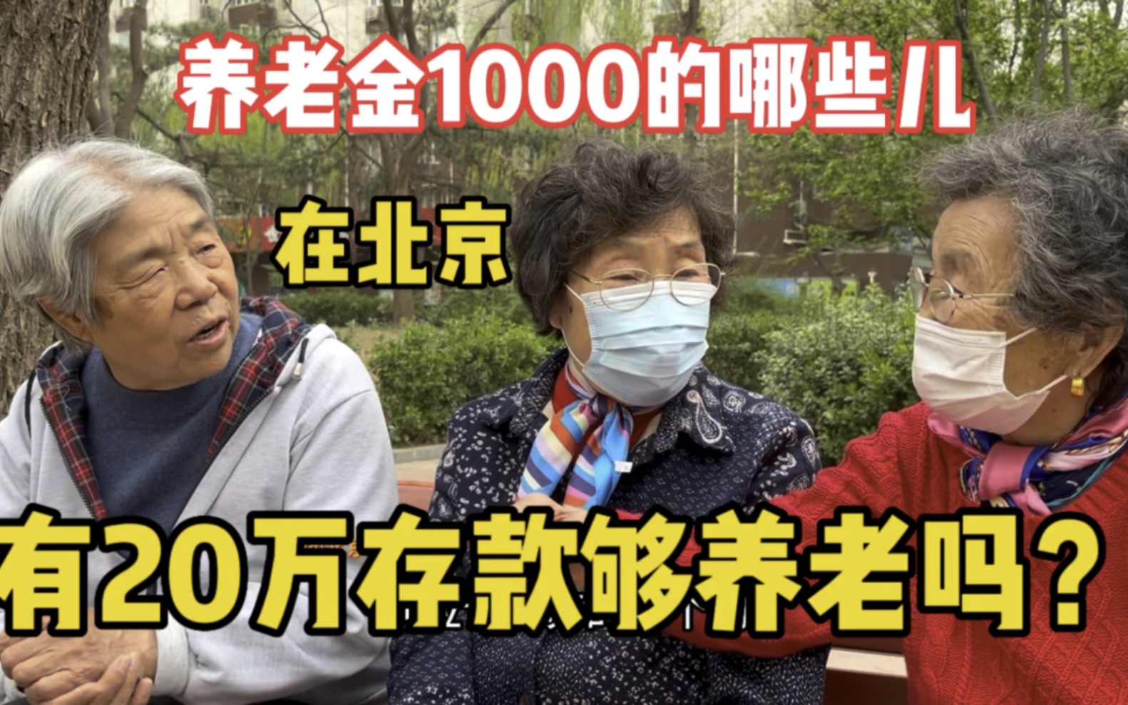 在北京有20万存款够养老吗?养老金1千是哪些儿哔哩哔哩bilibili