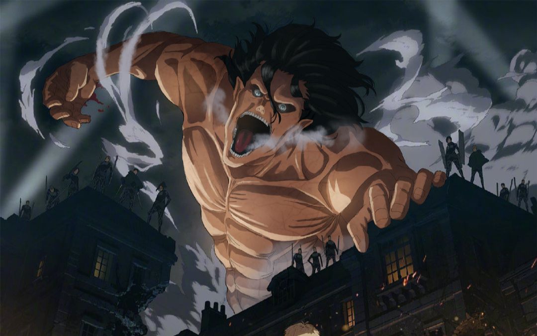 用霸权社的方式打开进击的巨人最终季宣传海报