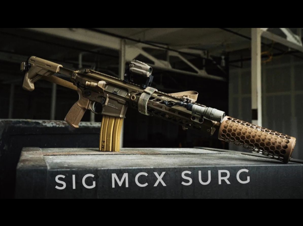 SlG Sauer MCX SURG 5.56型哔哩哔哩bilibili