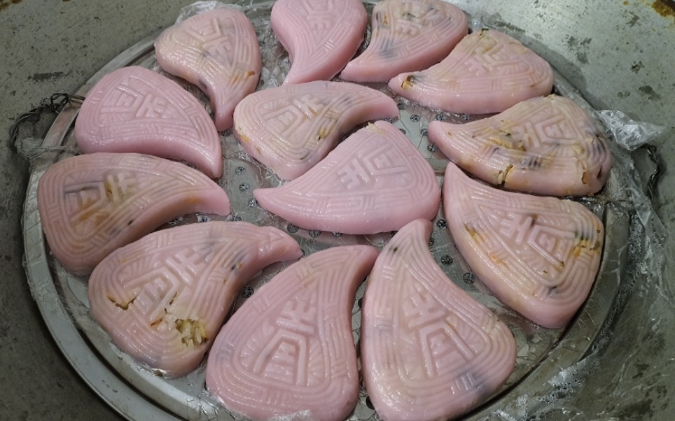 潮汕传统美食74红粿桃