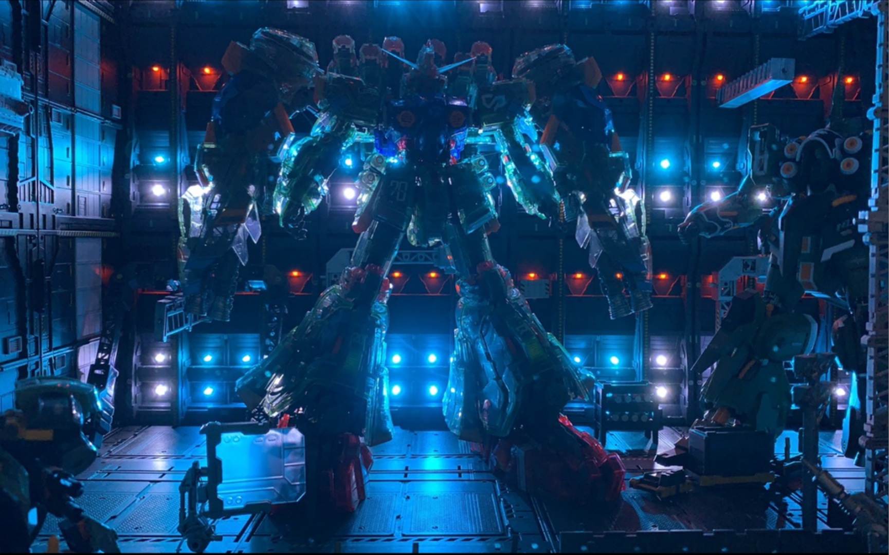 『高达模型』机甲之城gp02酸浆果～彩透荧光渗线