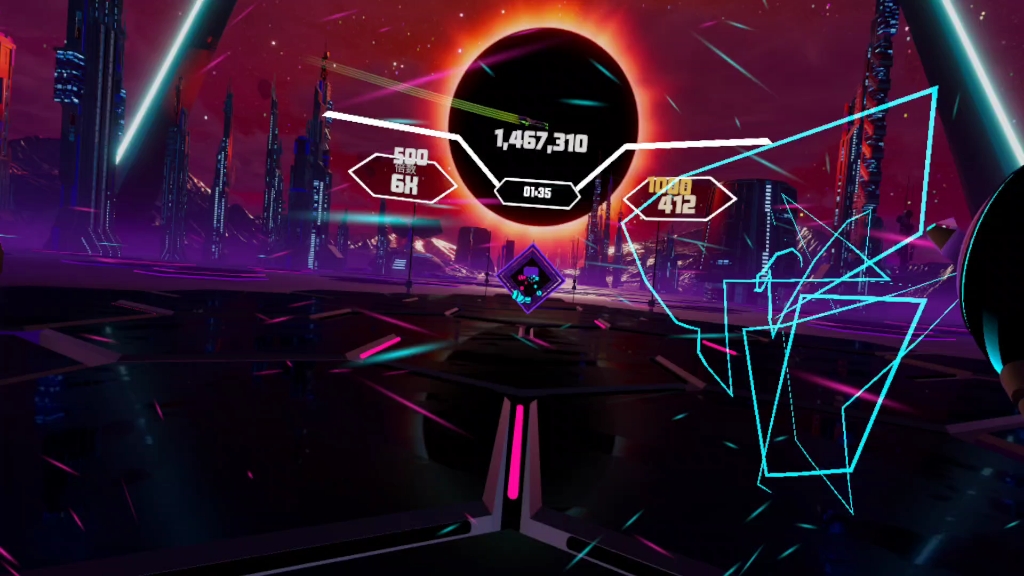 试试在vr音游里面玩蛇