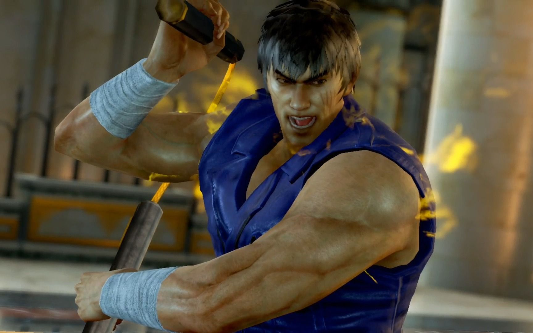 铁拳7 街机模式:马歇尔 洛 嗯?这造型 像…听音乐就知道了