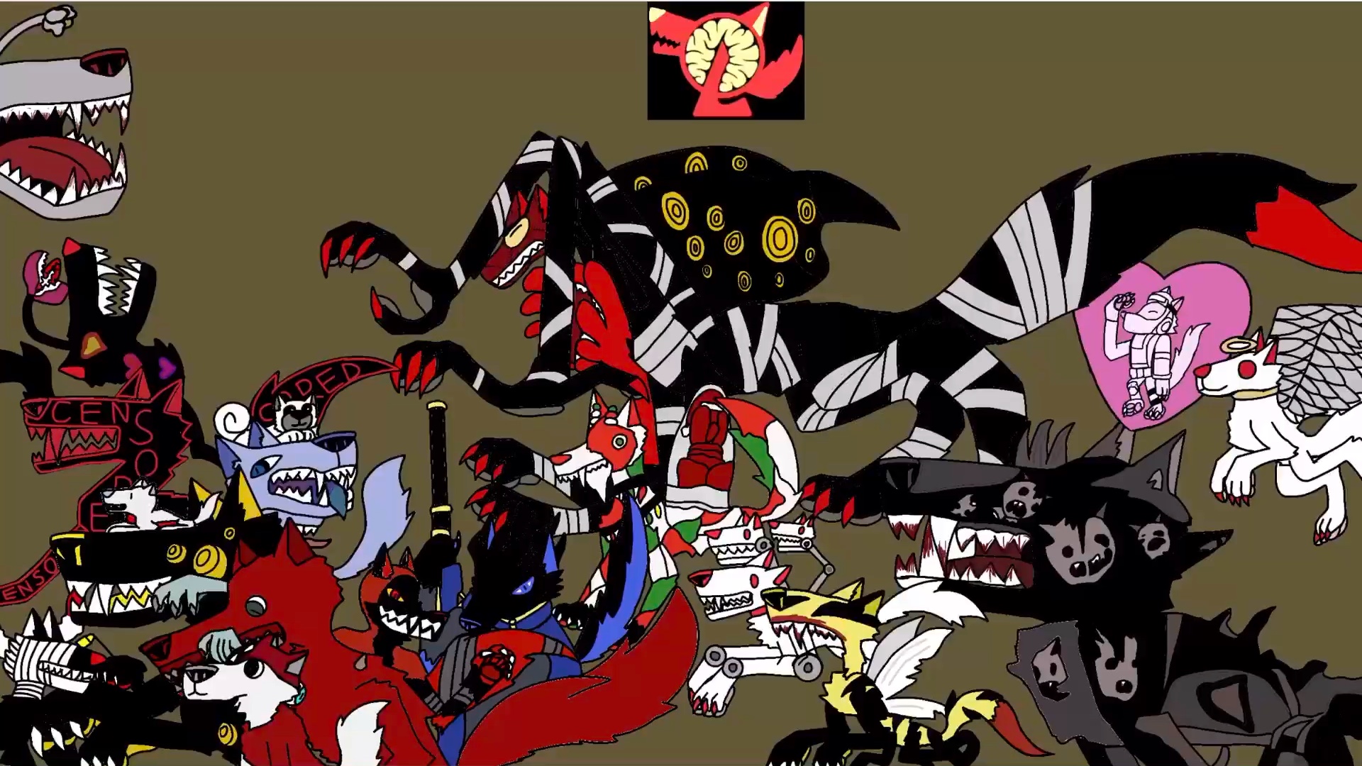 【脑叶公司】狼人小小全家福2