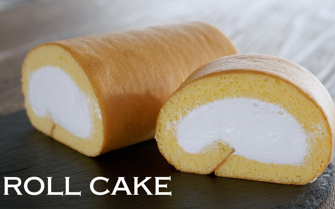 【Ishikawa】日式蛋糕卷~|Japanese Roll Cake哔哩哔哩bilibili