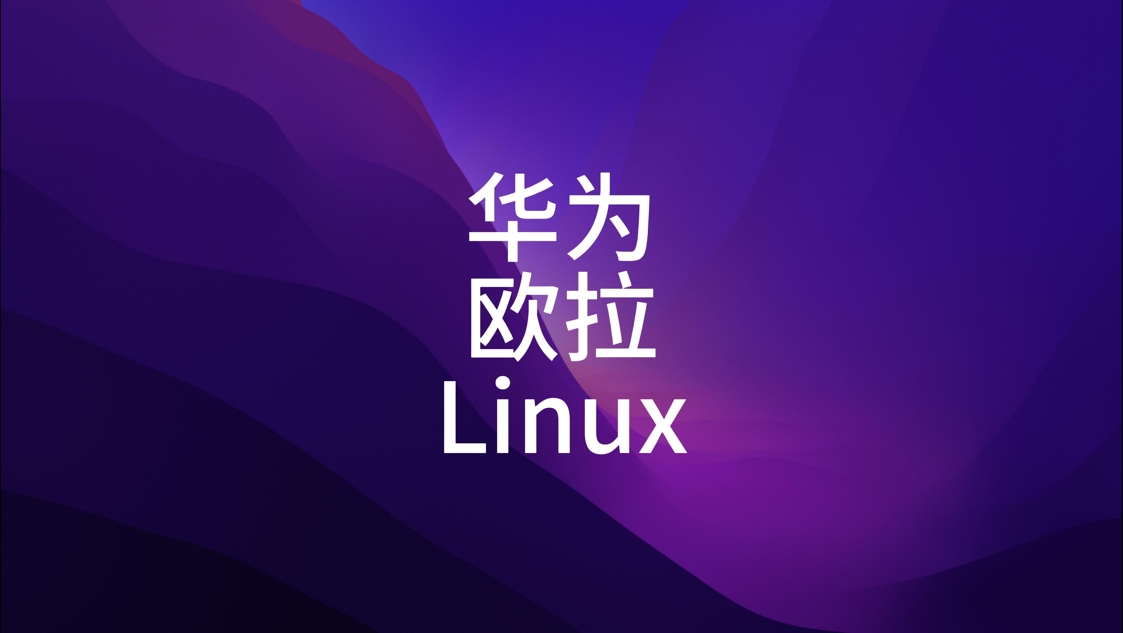 华为欧拉linux哔哩哔哩bilibili