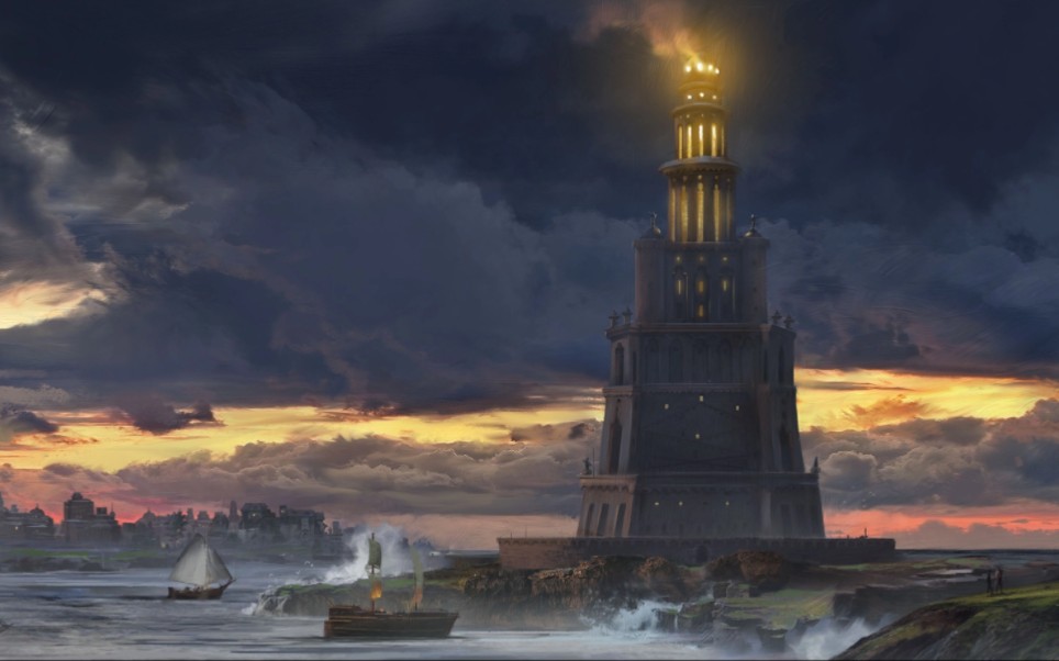 世界文明古迹之亚历山大灯塔