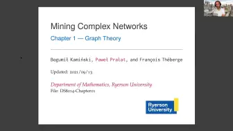 Tải video: Mining Complex Networks (Fall 2021)