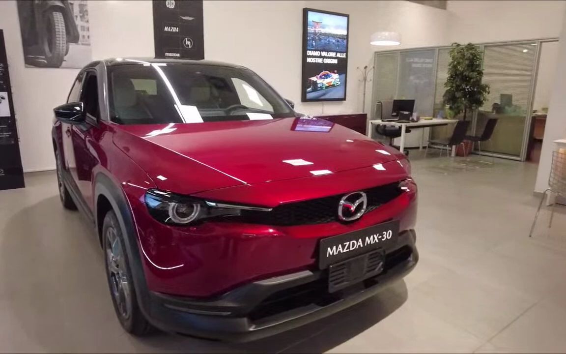 电动车中的个性异类,2022款马自达mx-30静态展示