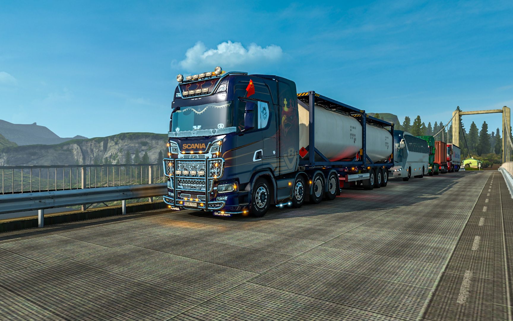 欧卡2::开斯堪尼亚730s拉油罐车