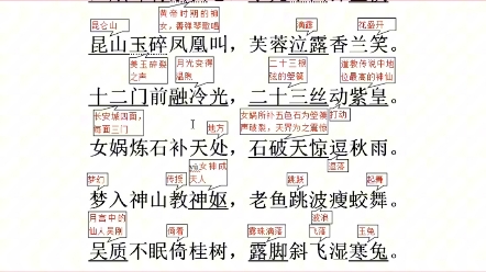 《李凭箜篌引》:女娲炼石补天处,石破天惊逗秋雨