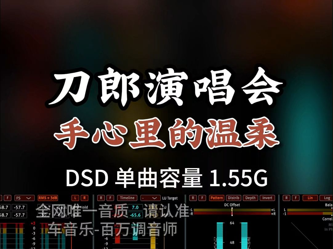 刀郎首次线上演唱会,观众超5000万,代表作DSD完整版1.55G,百万调音师专业录音棚制作,顶级hifi无损音质哔哩哔哩bilibili