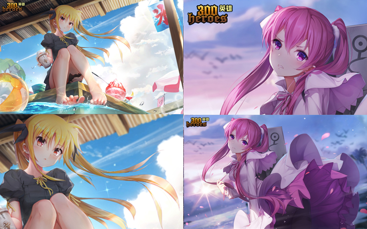 300英雄菲特黑岩新皮肤马猴烧酒玛茵展示