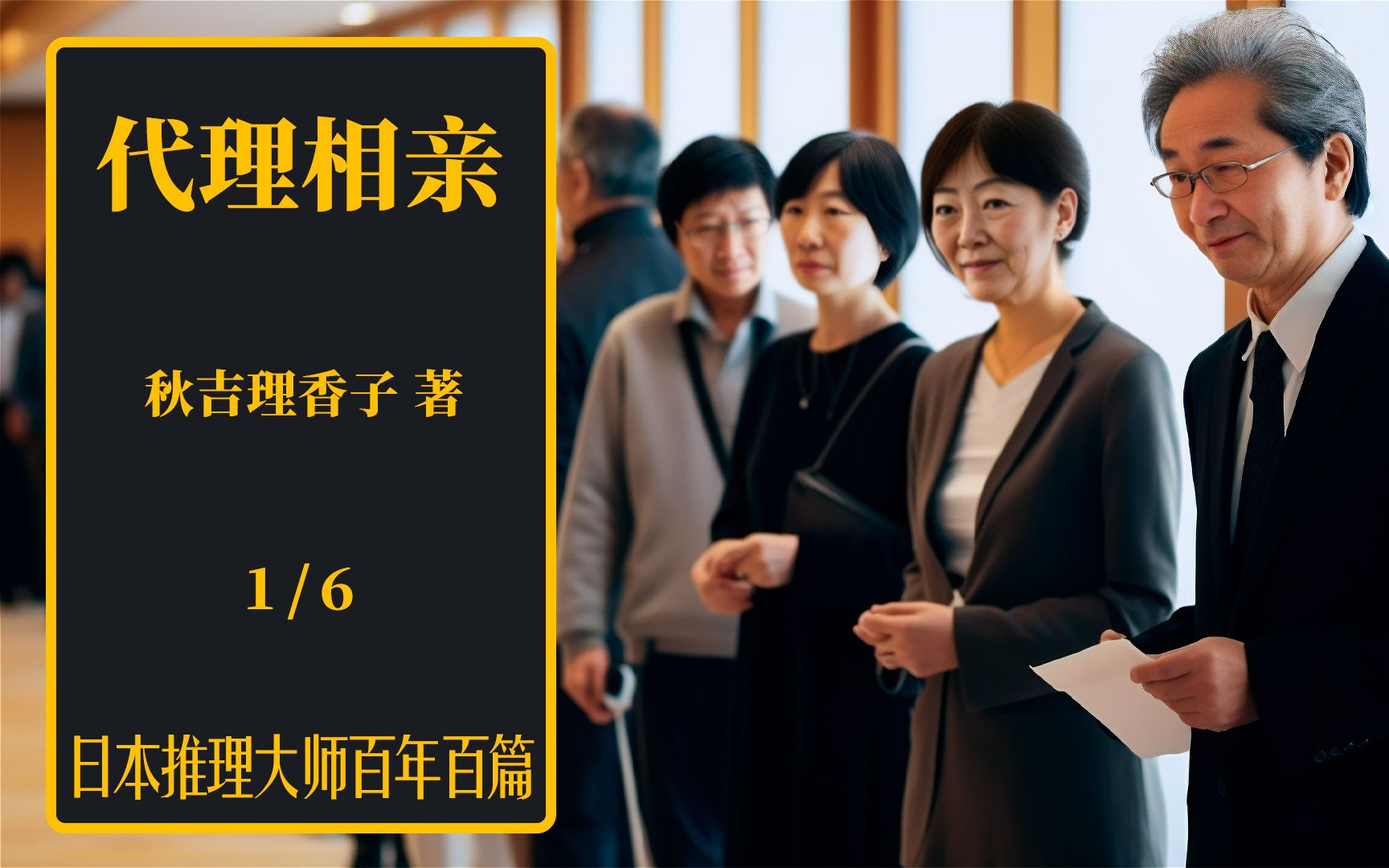 孩子不愿相亲咋办 父母决定越俎代庖日推百年秋吉理香子 《代理相亲》01哔哩哔哩bilibili