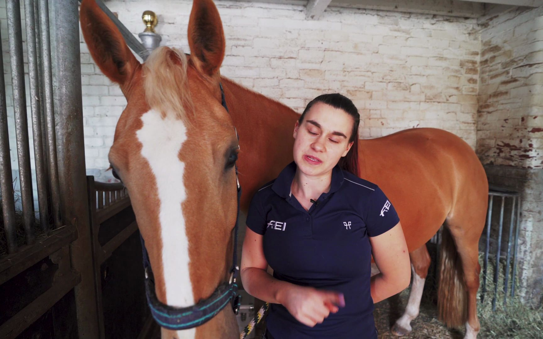 [图]FEI马术课堂：怎样给马鬃编辫子 How to braid your horses mane Tutorial with Olivia Towers Guest