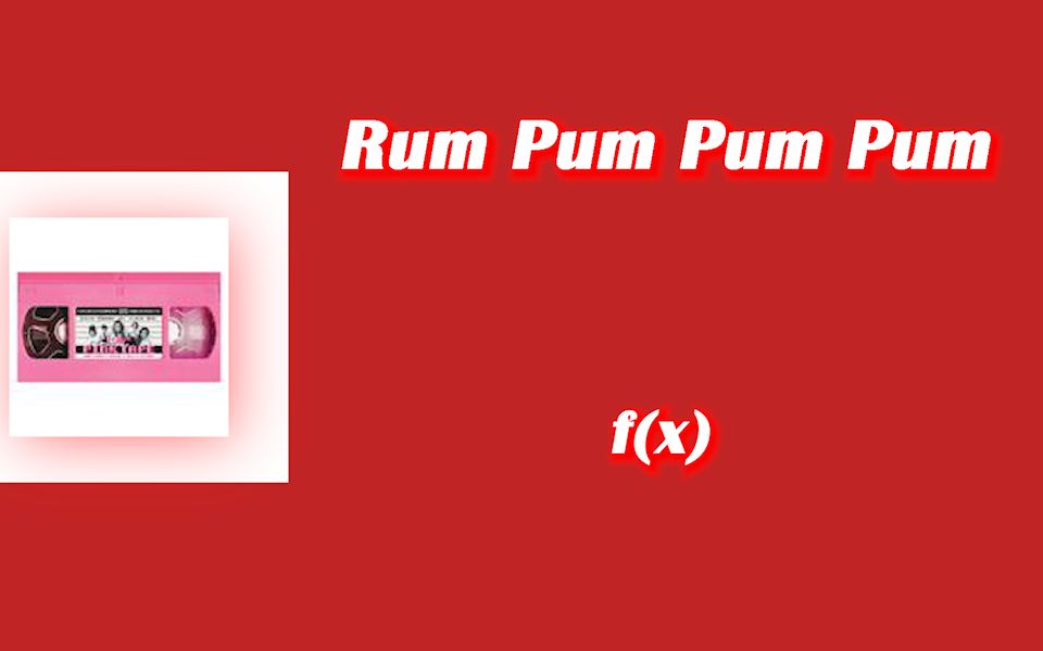 [图]日推歌单|韩语|《Rum Pum Pum Pum》-f(x)歌词版|像初智齿一般疼痛的初恋