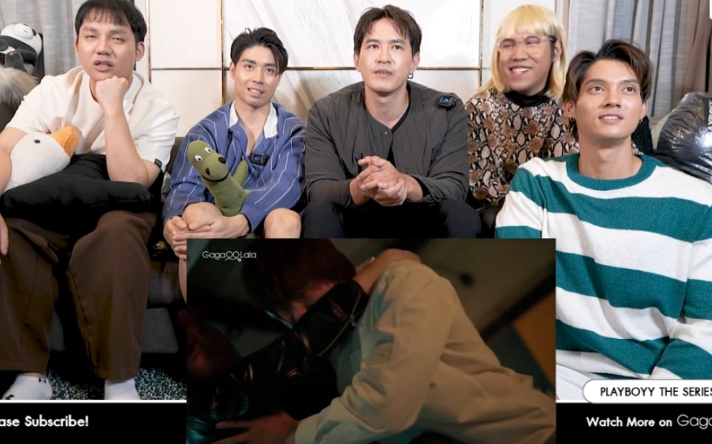 泰国人和主演一起reaction泰剧【玩色男孩 ep.