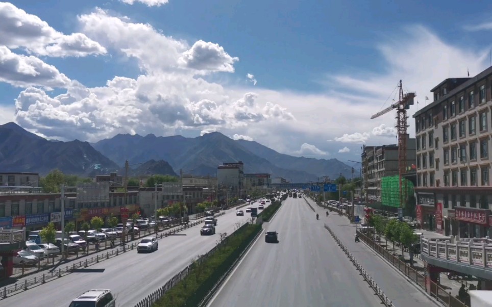 拉萨vlog堆龙新区一日游回来之后又坐在大昭寺外看人朝拜725