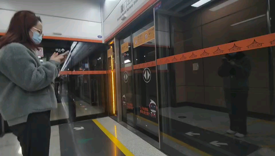 厦门地铁一号线 厦门北站进站