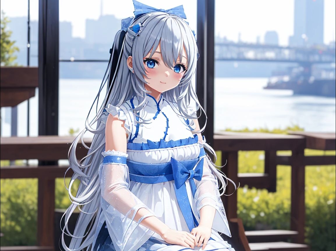 温柔的白发女神,爱了爱了