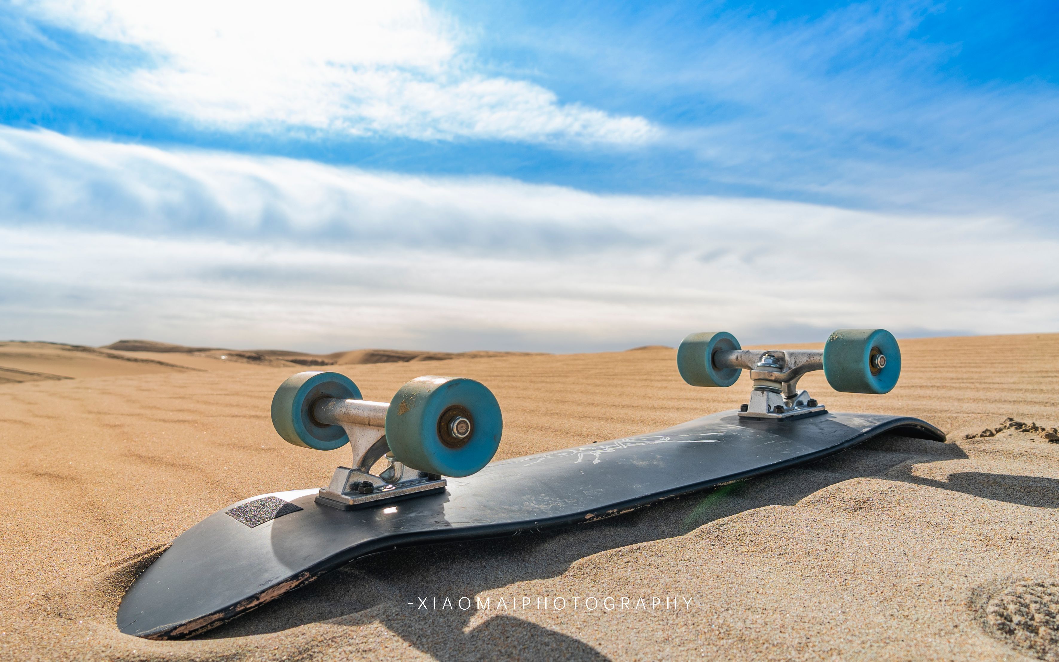 小麦vlog#002青海湖之旅 用滑板在沙漠滑沙