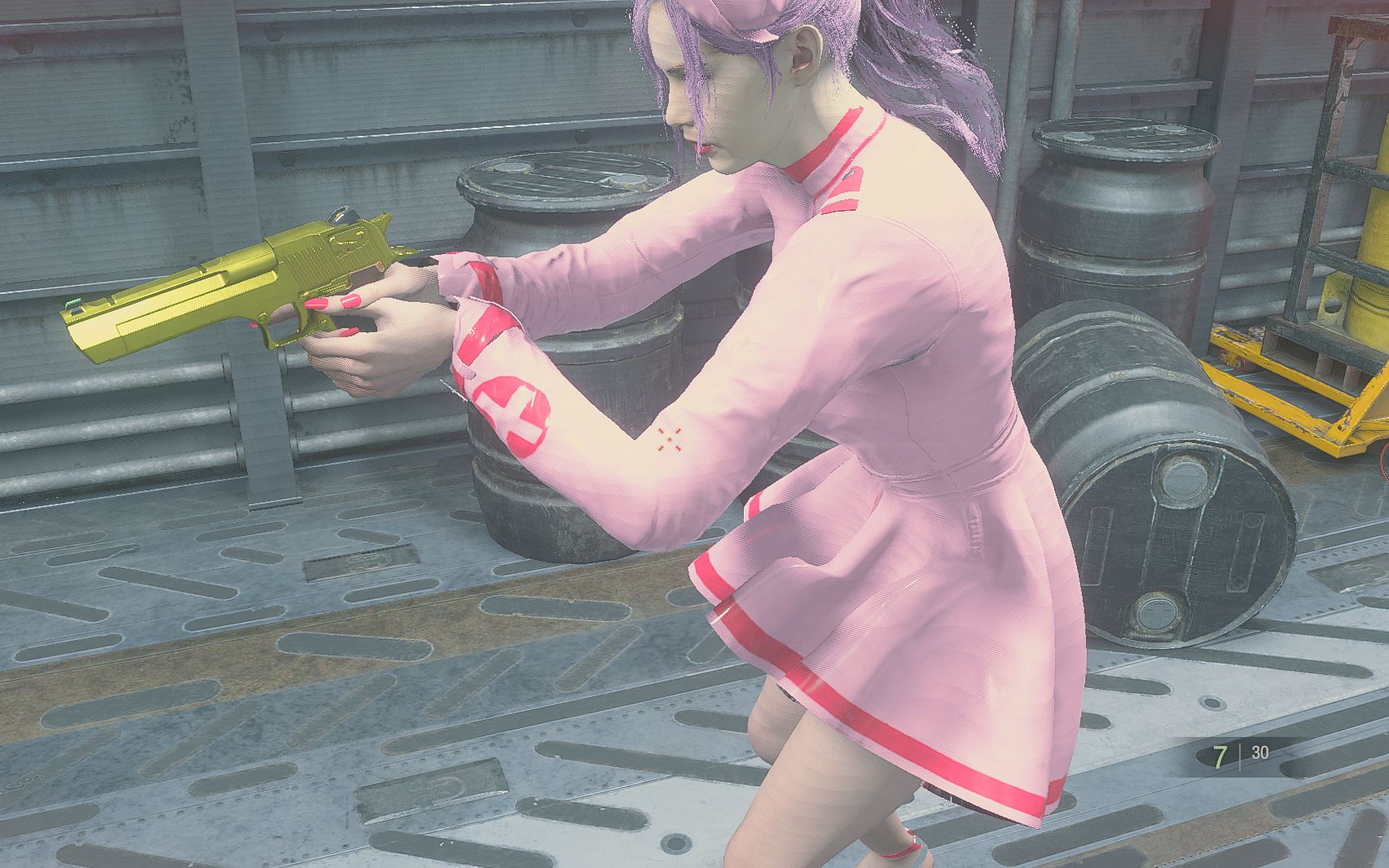 《生化2重制版》克莱尔这身护士装属实难顶