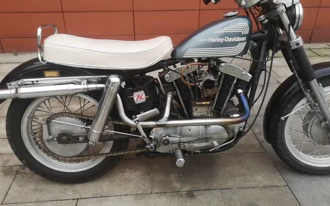 哈雷铁头xlh高位二出一排气