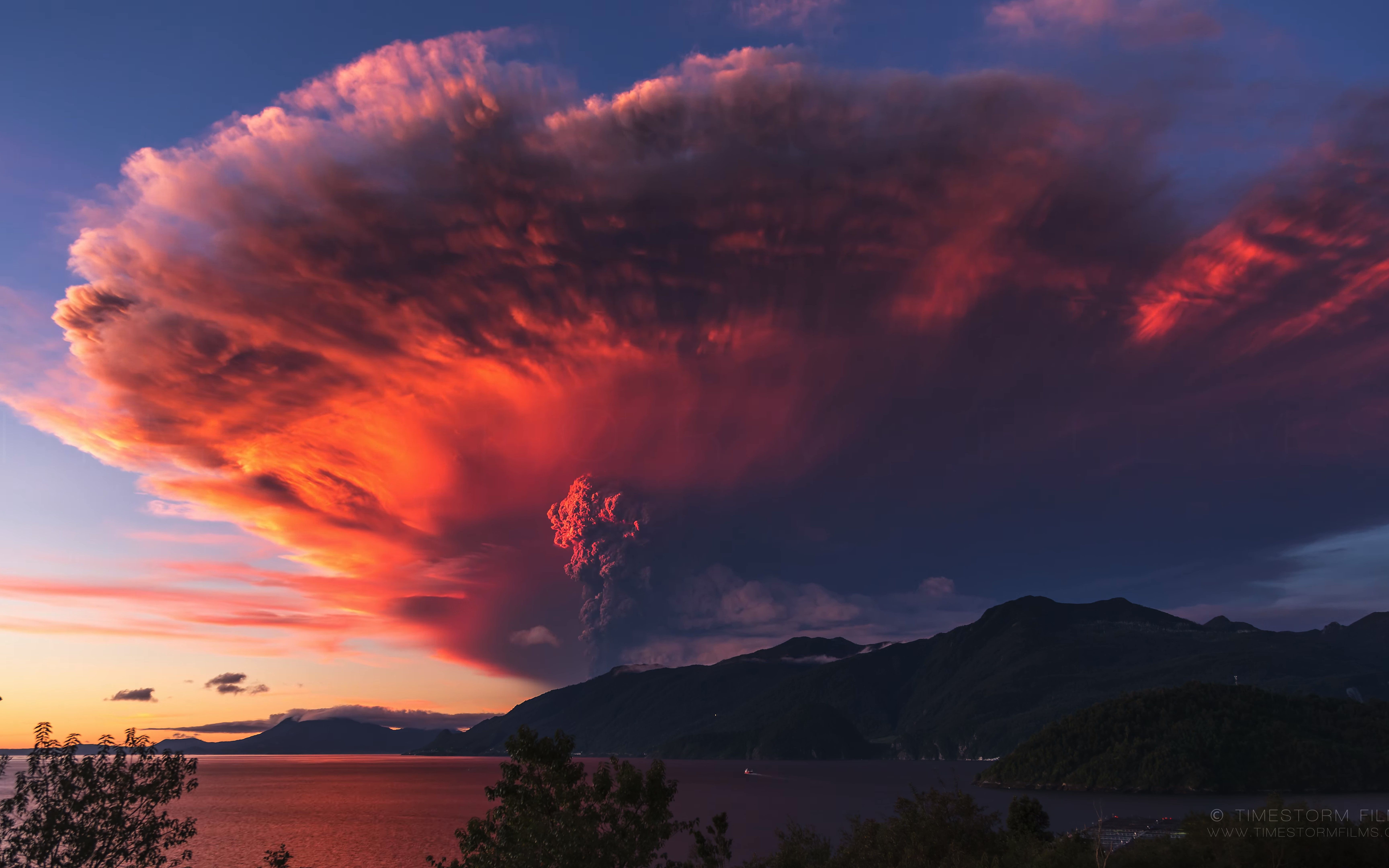 【摄影】【8k】卡尔布科火山_哔哩哔哩_bilibili