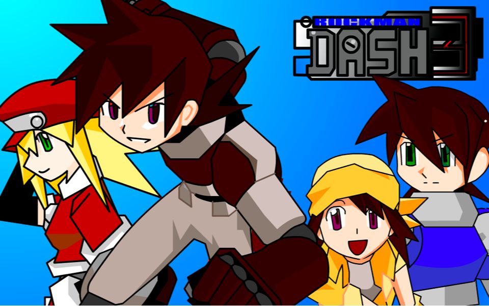 【同人游戏】剧情原创的flash版洛克人dash3