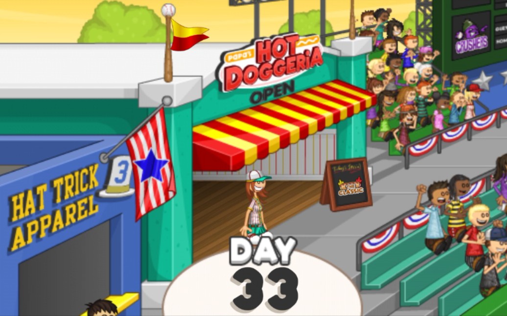 【老爹热狗店】day33 边看棒球边吃热狗