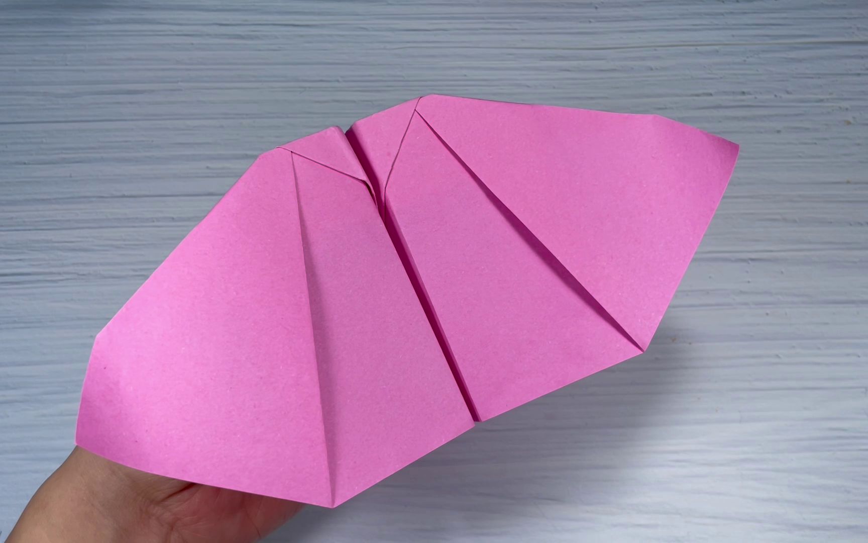 折纸扑翼纸飞机,可以煽动翅膀超好玩,diy手工制作