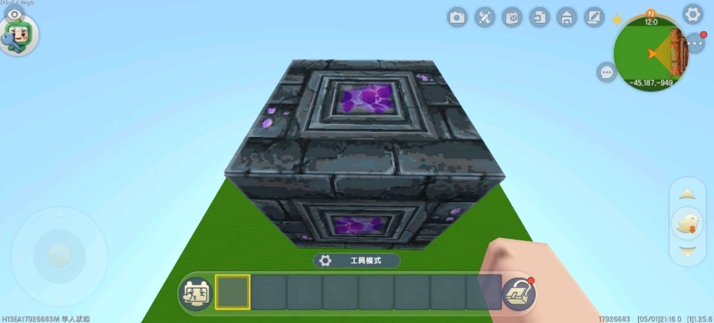 迷你世界:老版本的地心门框