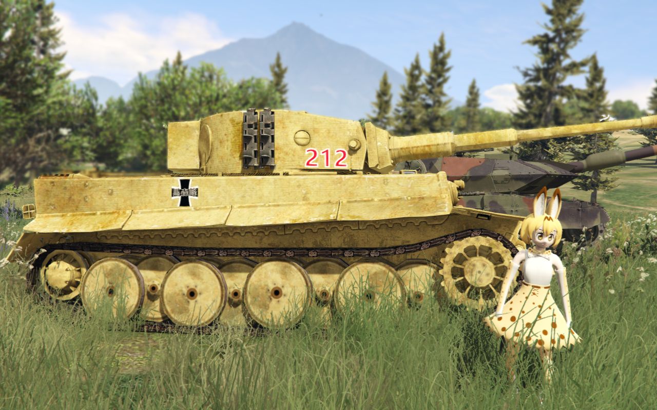 少女与战车黑森峰女子学园虎式重型坦克_哔哩哔哩 (゜-゜)つロ 干杯