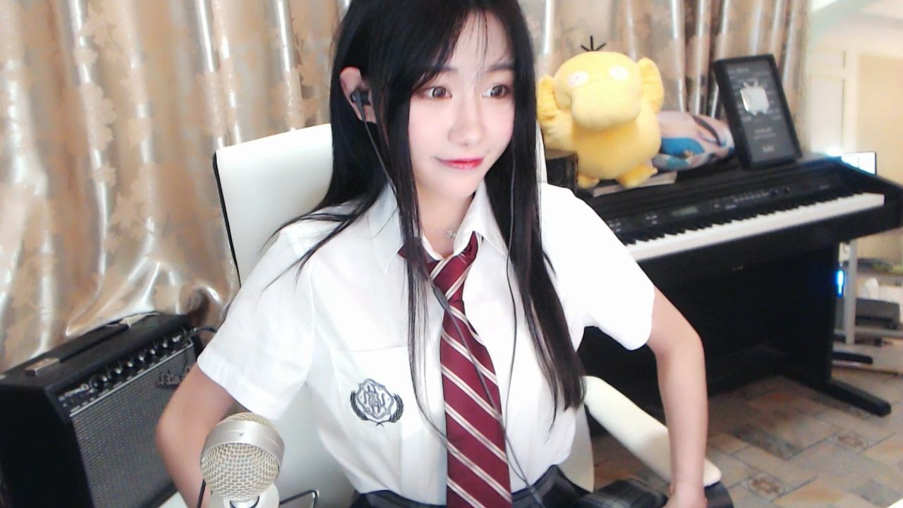 斗鱼二次元美女主播misa喵老师5.14双人直播