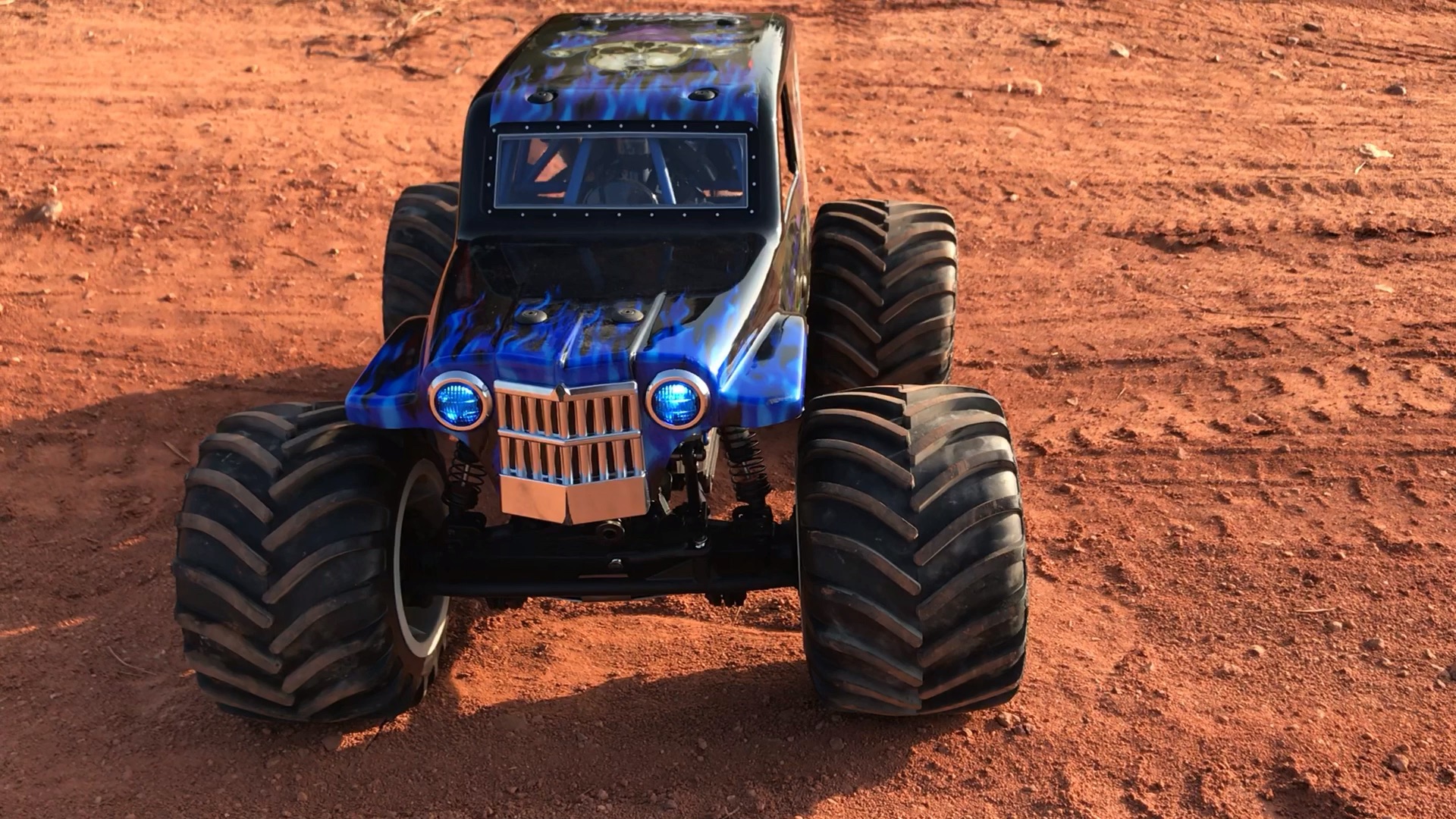 losi lmt 怪物直桥大脚rc遥控车