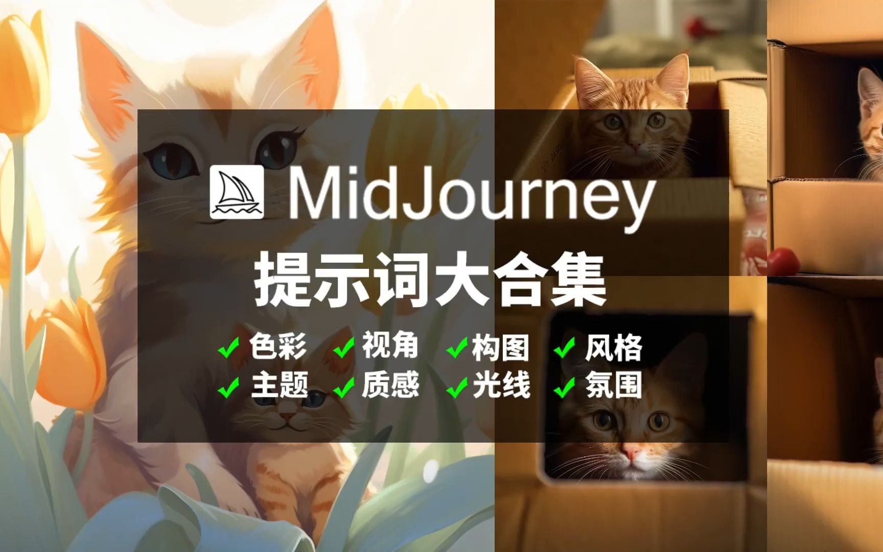 MidJourney图片提示词大合集哔哩哔哩bilibili