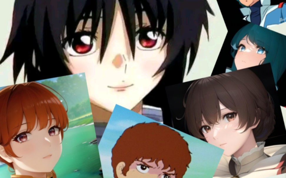 【ai绘画】高达男主角,堂堂娘化!