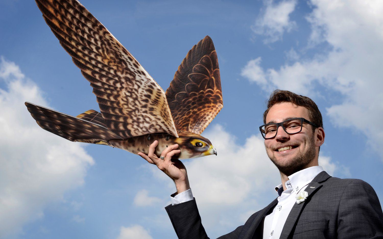 老外发明鹰形无人机,模拟真正的猛禽飞行,帮助机场驱赶鸟类