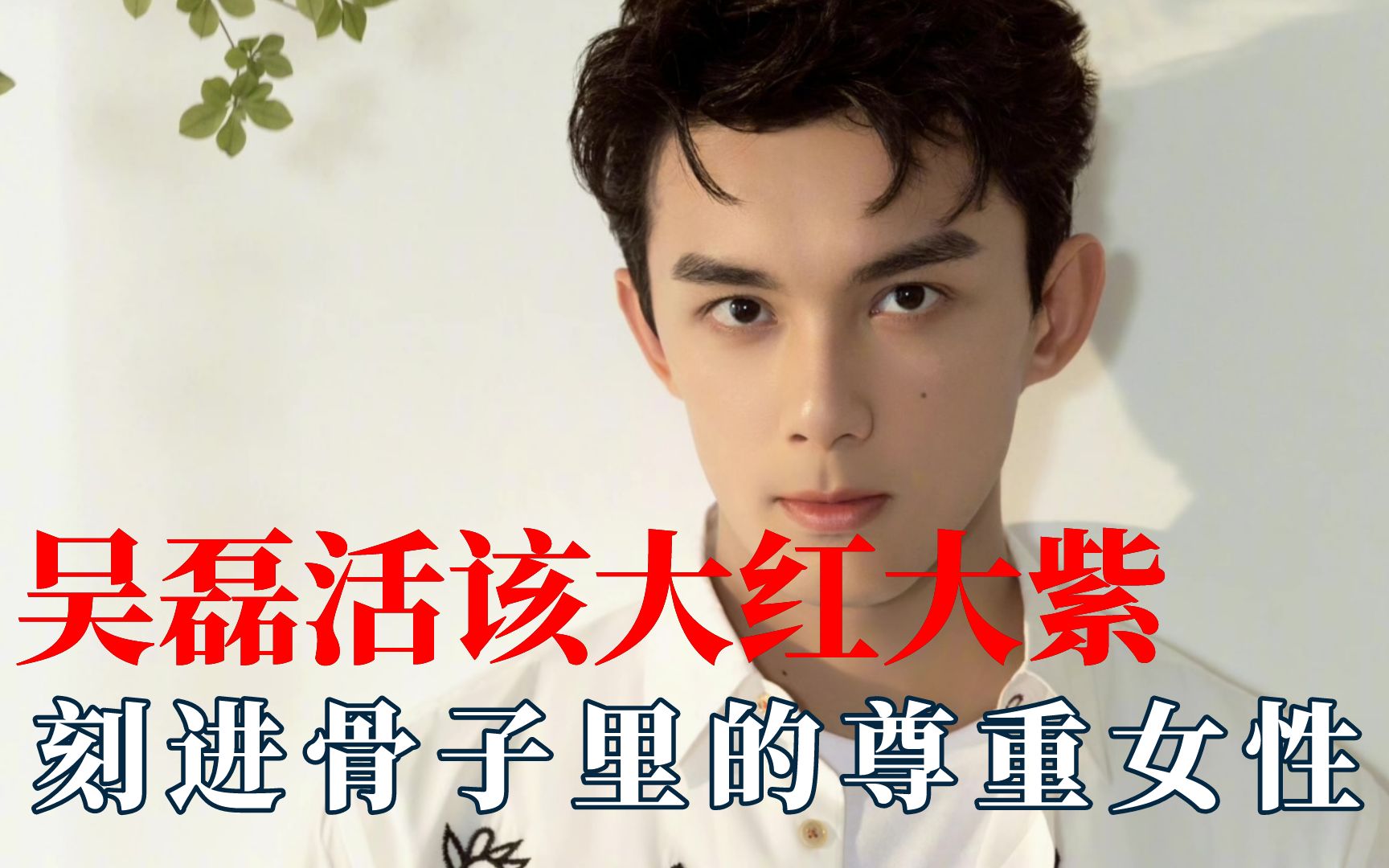 吴磊活该大红大紫,保护鬼鬼让何炅心疼