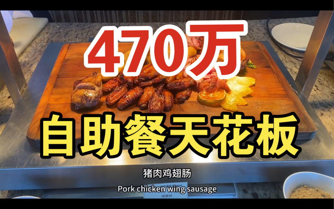 b站470万播放量赚的钱可以吃一顿什么档次的自助餐?戒赌吧老哥一把梭哈!!!哔哩哔哩bilibili