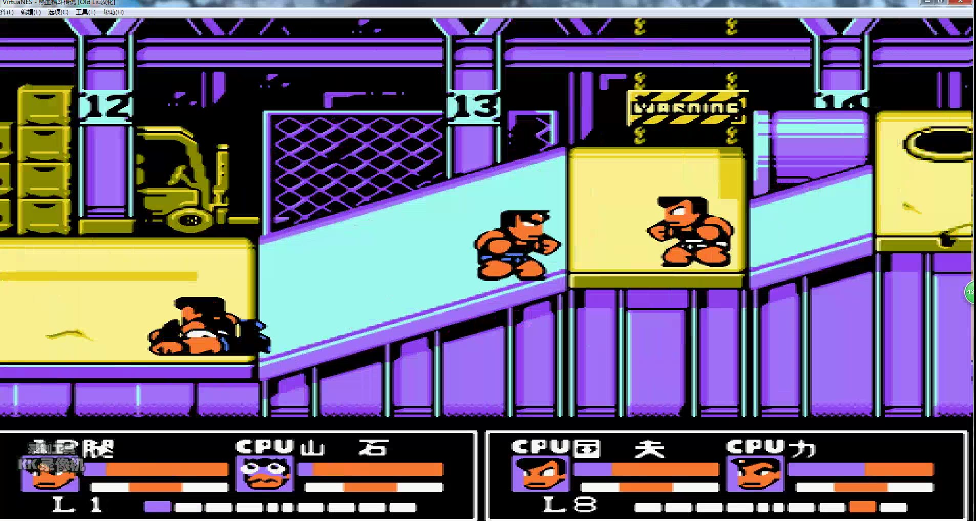 回忆童年的fc热血系列之一的热血格斗传说_哔哩哔哩 (゜-゜)つロ 干杯